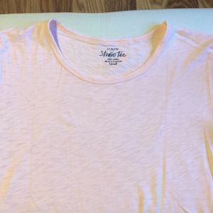 Jcrew 100% cotton pink crewneck short sleeve t-shirt, sz small, EUC